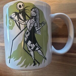 Disney Nightmare Before Christmas Mug - Green and White